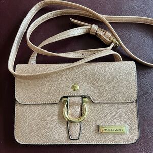 Tahari Gold Crossbody Bag